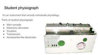 CAAL ethics and instruments.pptx. used in amphibian and physiology lab ...