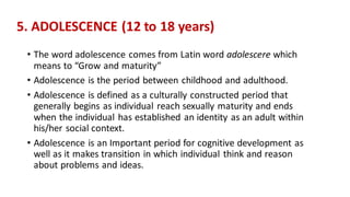 Childhood and adolescence | PDF