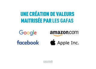 UNE CRÉATION DE VALEURS
MAITRISÉE PARLES GAFAS
 