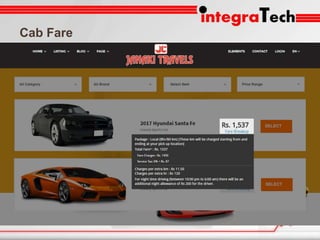 Cab Booking Existing Customer
 
