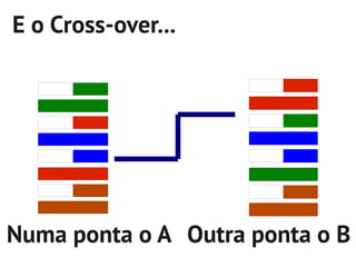 E o Cross-over...




Numa ponta o A Outra ponta o B
 