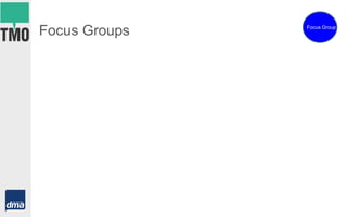 Focus Groups Focus Group
 