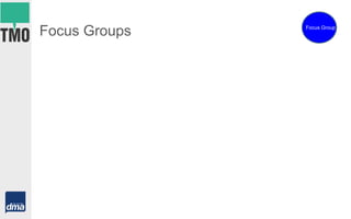 Focus Groups Focus Group
 