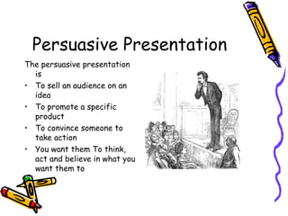 kinds of presentation
