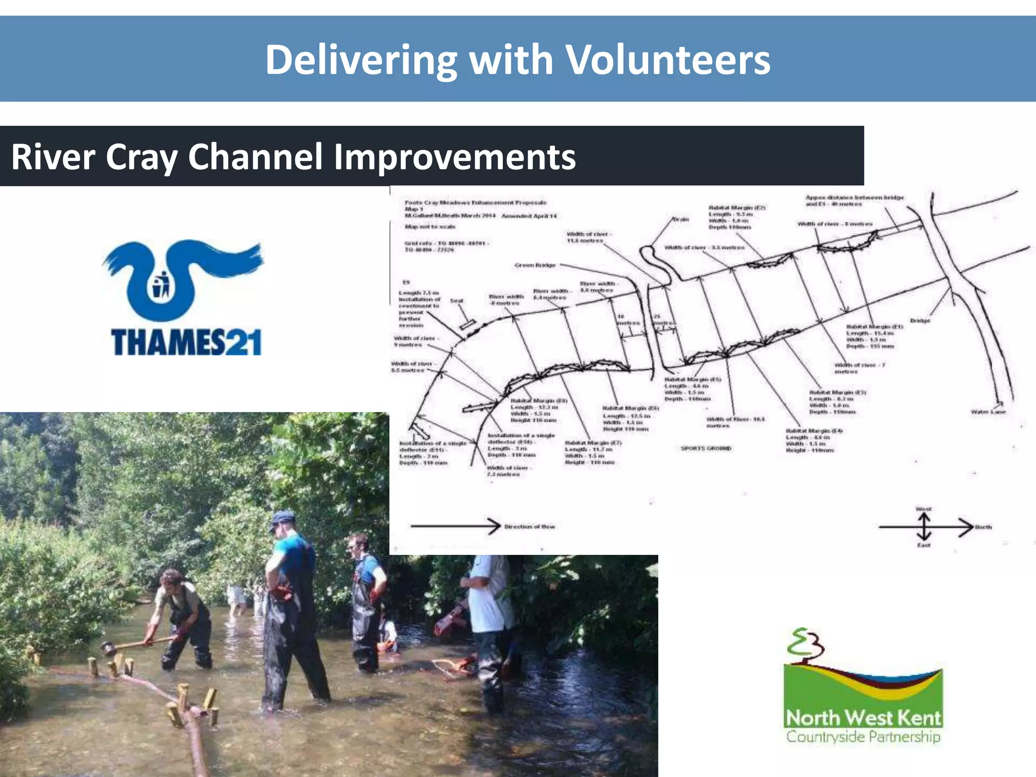 Delivering with Volunteers
River Cray Channel Improvements
 