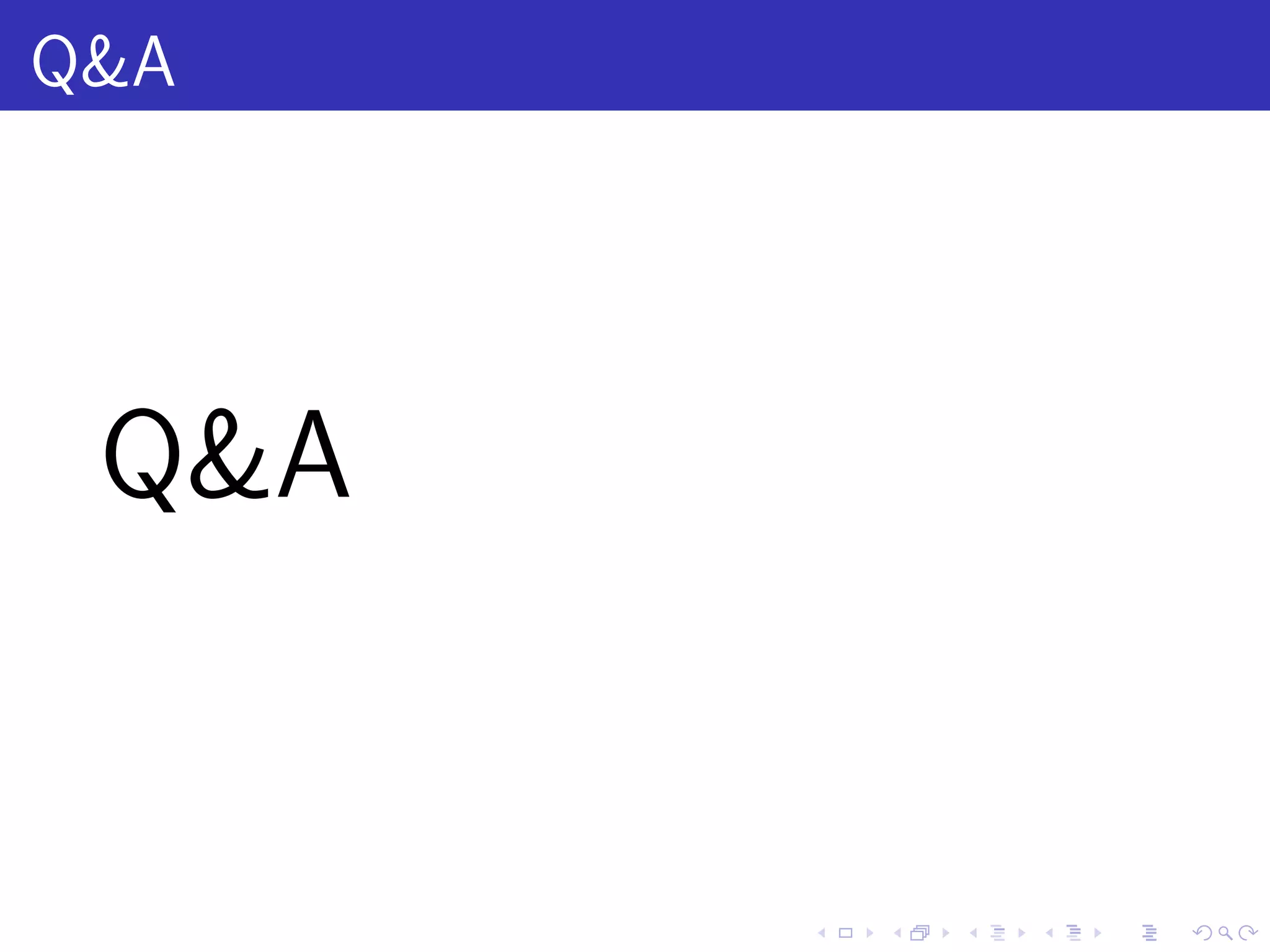 Q&A




 Q&A


       .   .   .   .   .   .
 