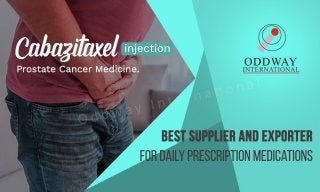Buy Cabazitaxel Injection Online – Oddway International