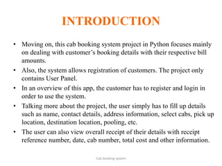 cab booking system ppt.pptx