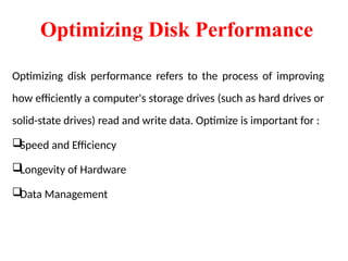 Comprehensive Overview of Computer Storage Devices and Optimization ...