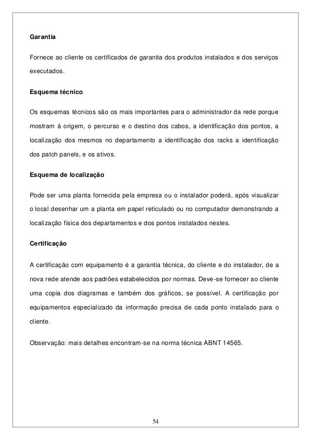 Cabeamento Estruturado
