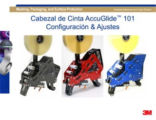 Cabezal de Cinta AccuGlide™ 101
Configuración & Ajustes

 