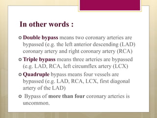 Quintuple Cabg Coronary Artery Bypass Graft | PPTX