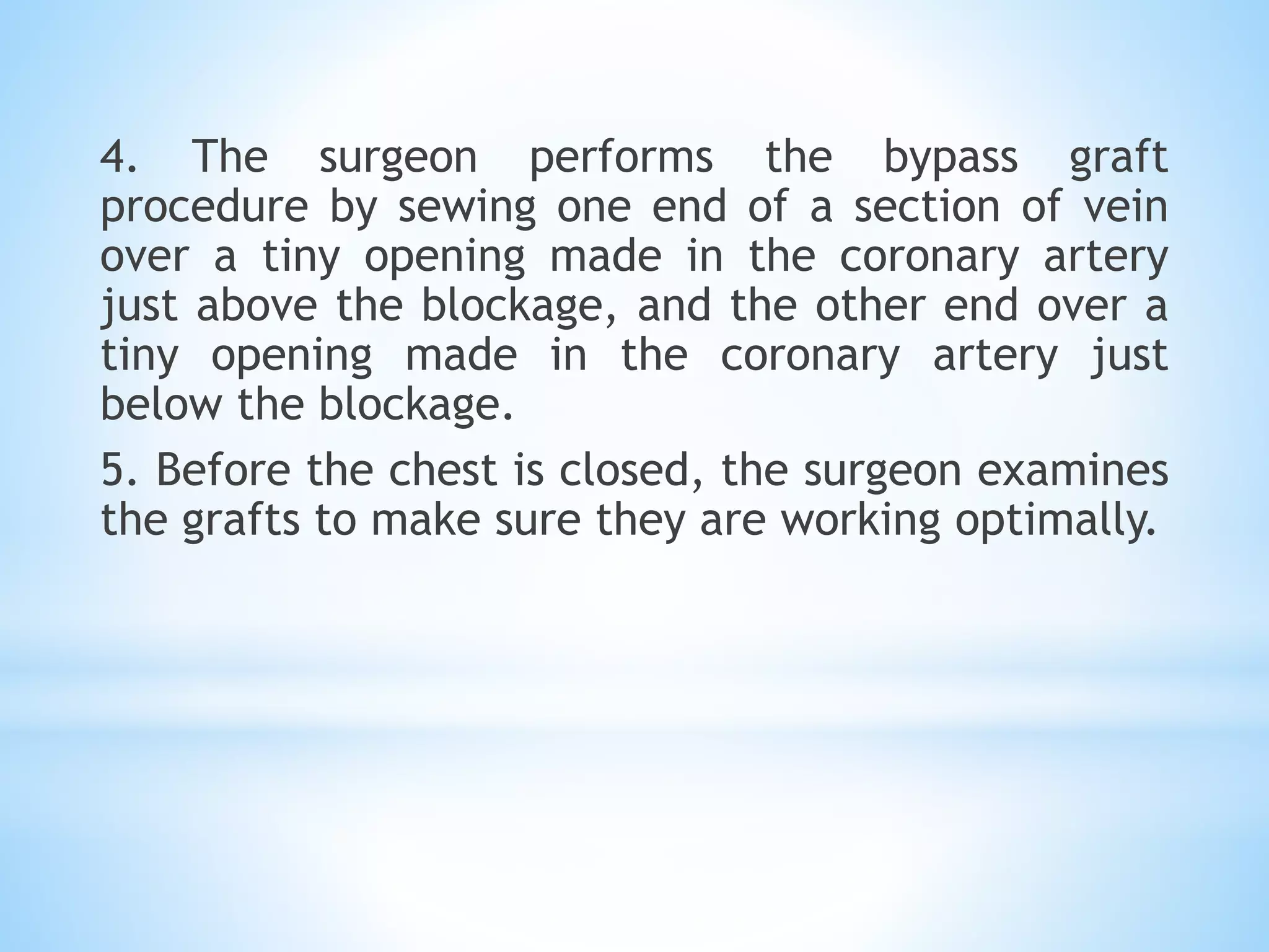 coronary artery bypass graft surgery CABG | PPTX