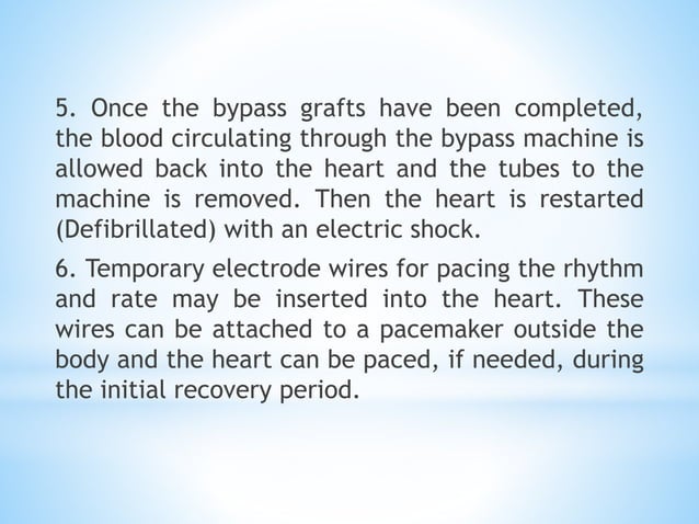 coronary artery bypass graft surgery CABG | PPTX