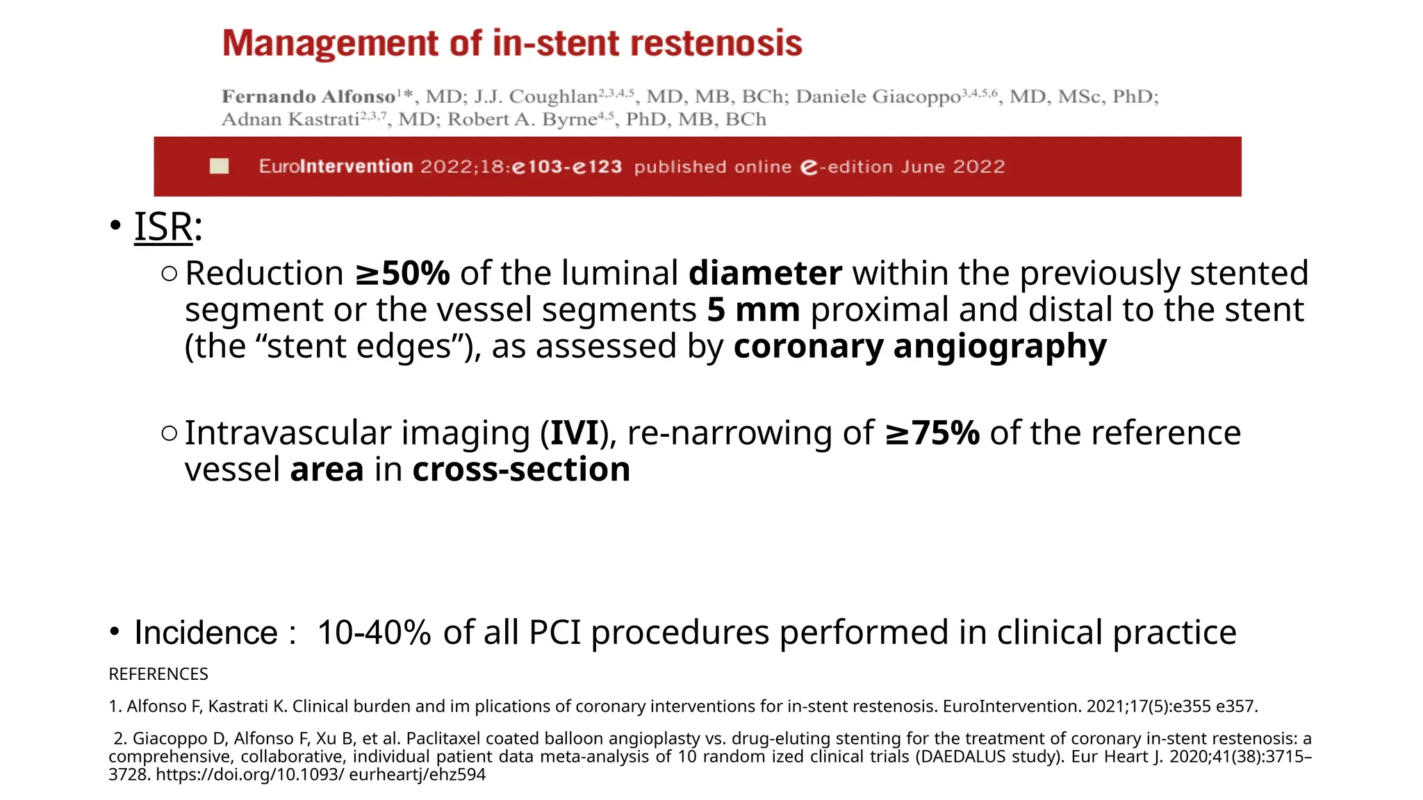 Coronary Artery Bypass Grafting (CABG) in Prior Percutaneous Coronary ...