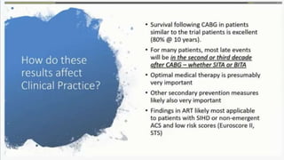 Cabg trial updates