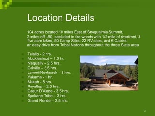 Cabin Creek Cultural Center Power Point 08 01 09