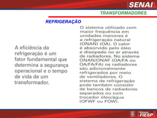 TRANSFORMADORES
REFRIGERAÇÃO
 