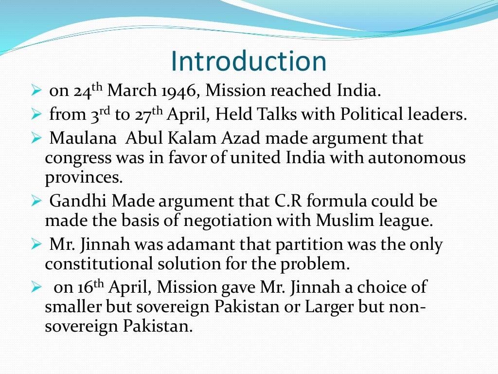 mission plan and simla conference