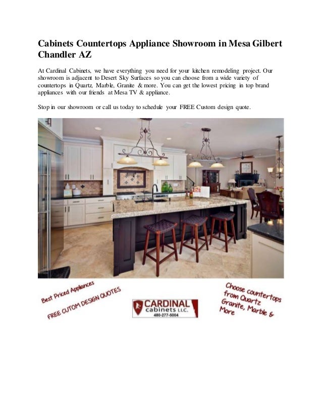 Cabinets Countertops Appliances Mesa Az Showroom