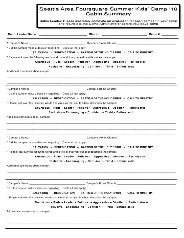 Cabin Leader Handbook