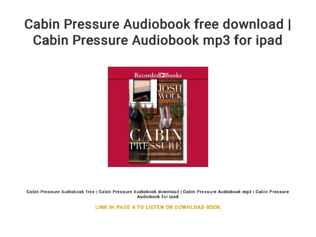 Cabin Pressure Audiobook free download | Cabin Pressure ...