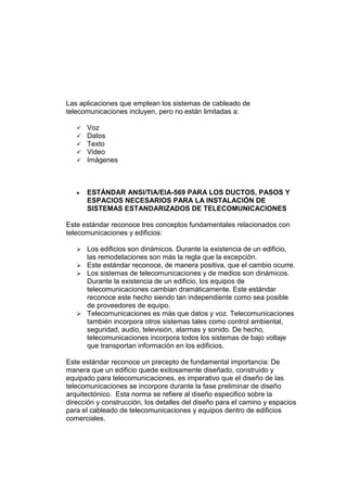 CABLEADO ESTRUCTURADO INFORME