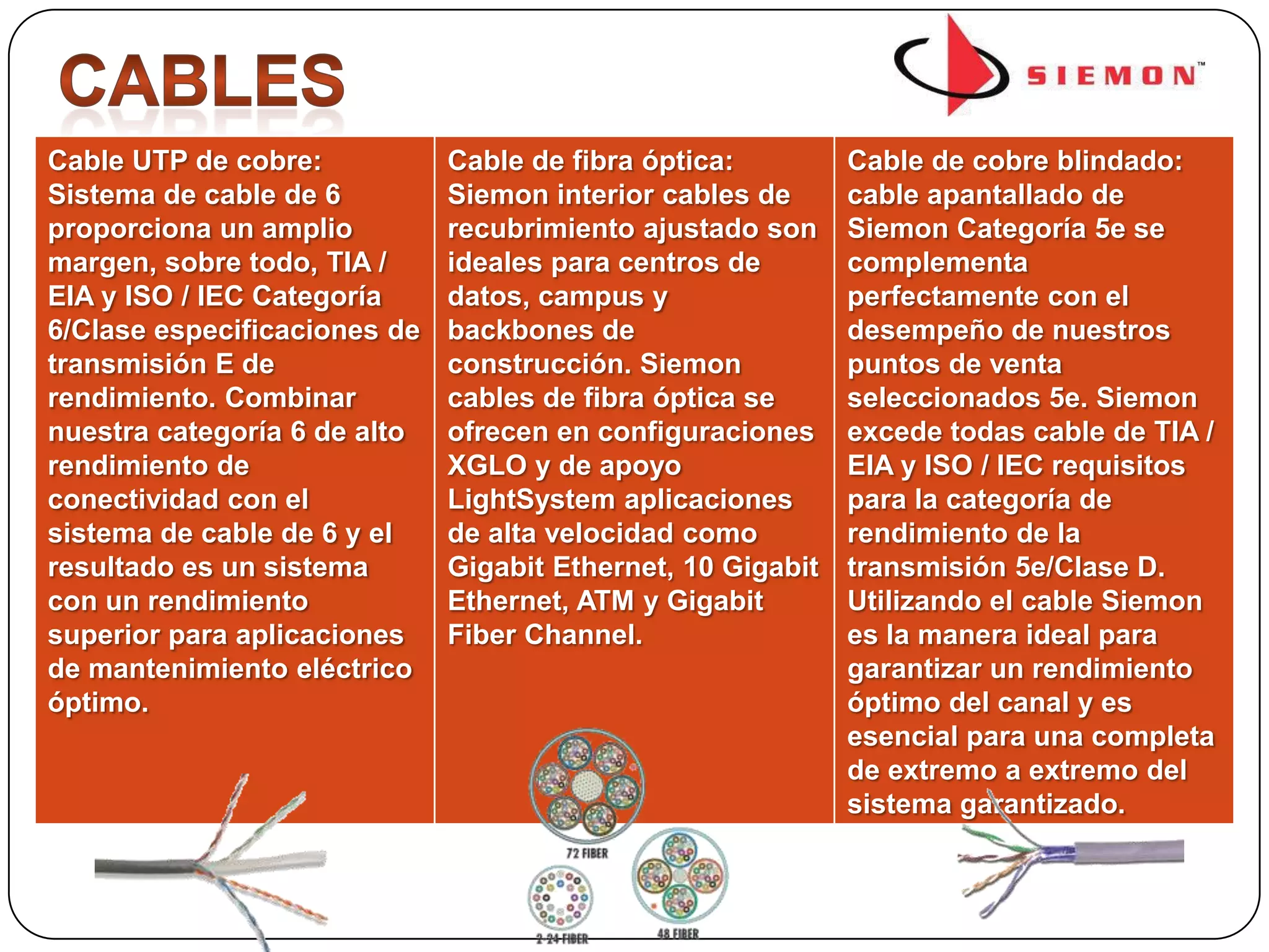 Cableado estructurado Siemon | PPT