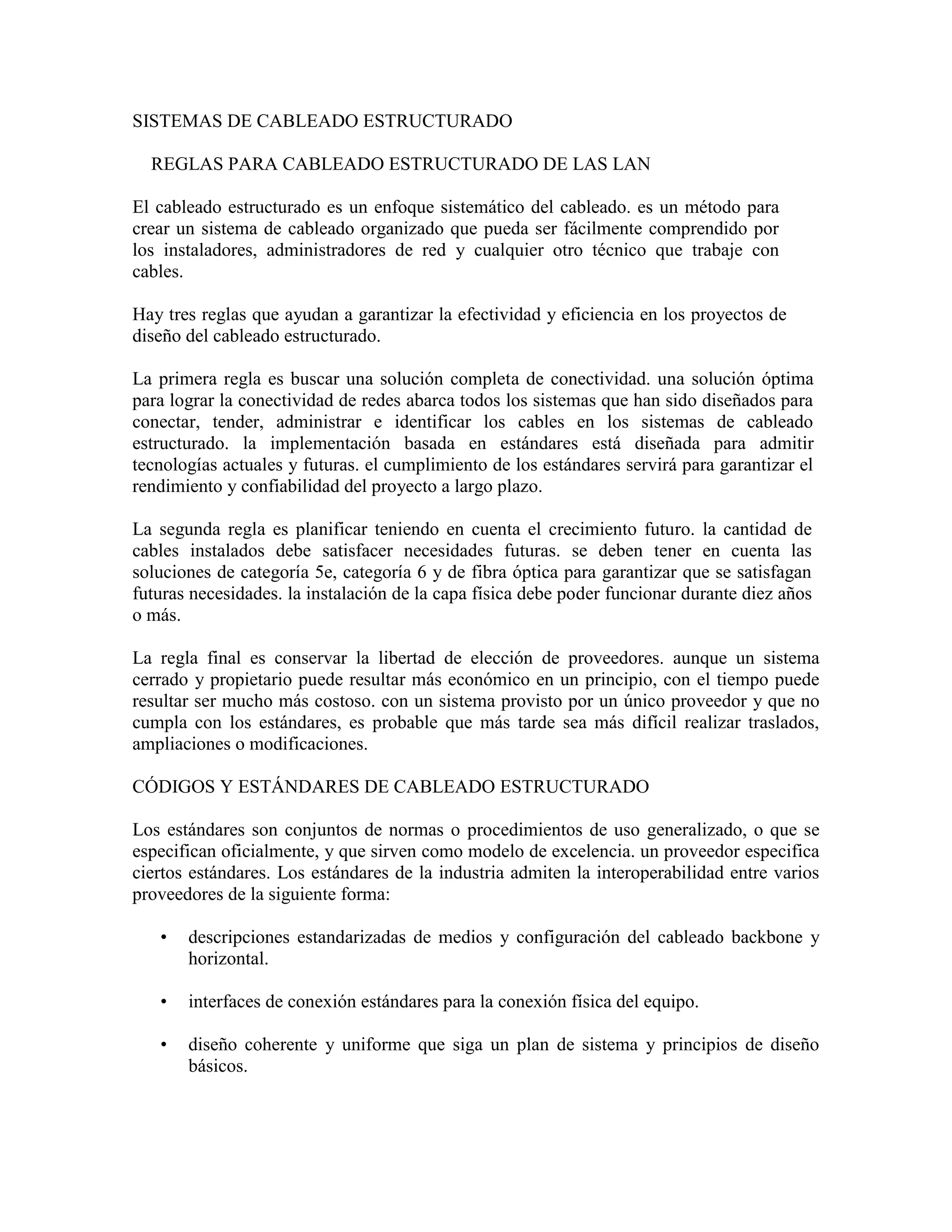 Cableado estructurado | PDF