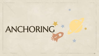 ANCHORING
21
 