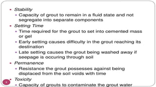 Cable anchoring and grouting for cable tensioning