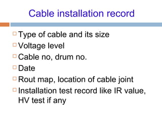 Cable and laying | PPT