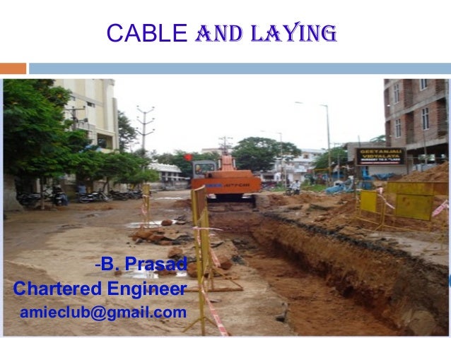 cable and laying
