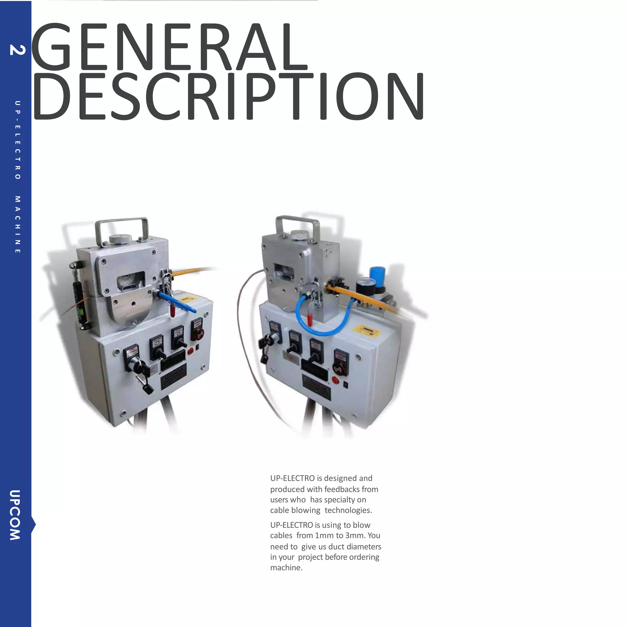 Cable blowing machine | PDF