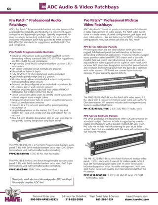 Normal Led Patchbay Cablecatalog | PDF