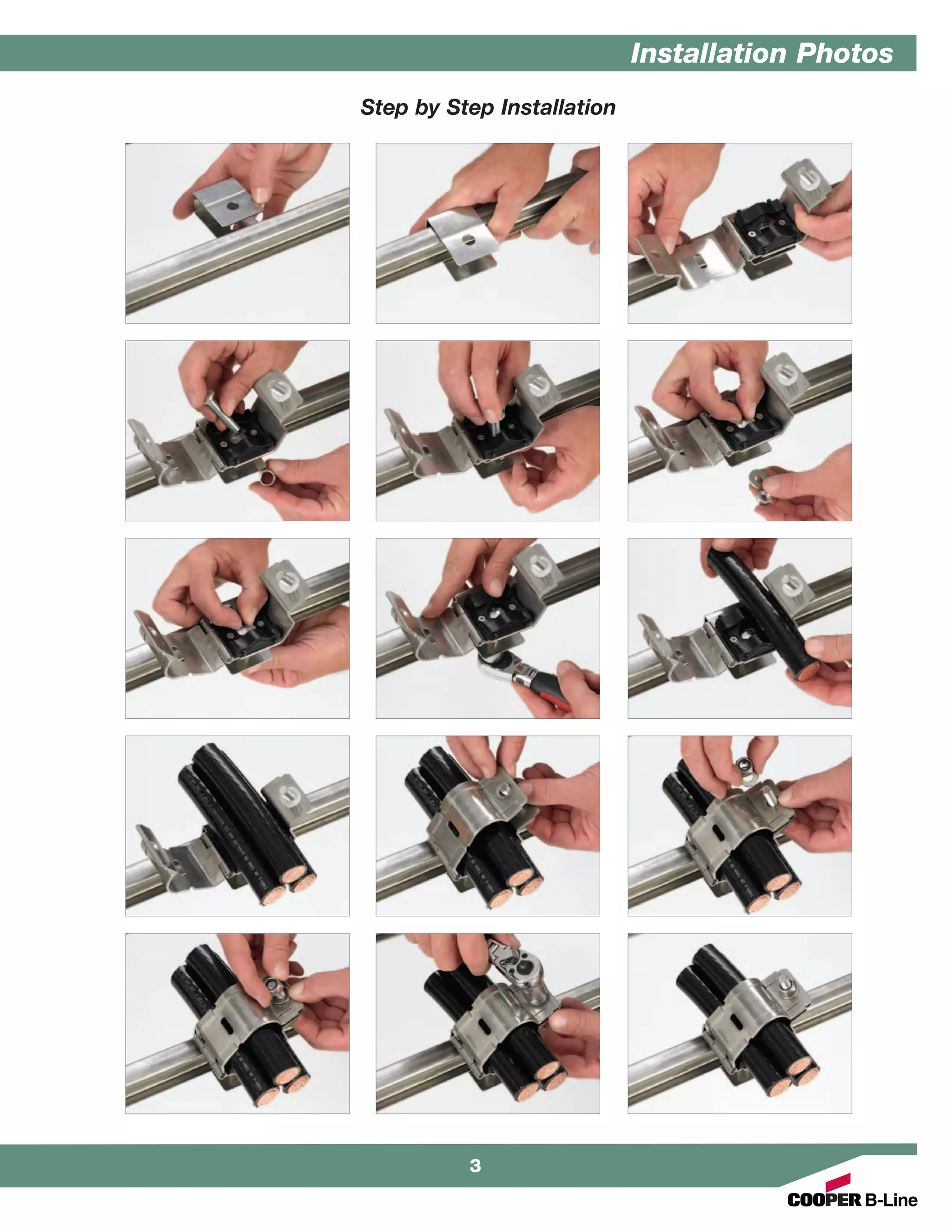 Cable Cleats Catalog Cooper B Line PDF