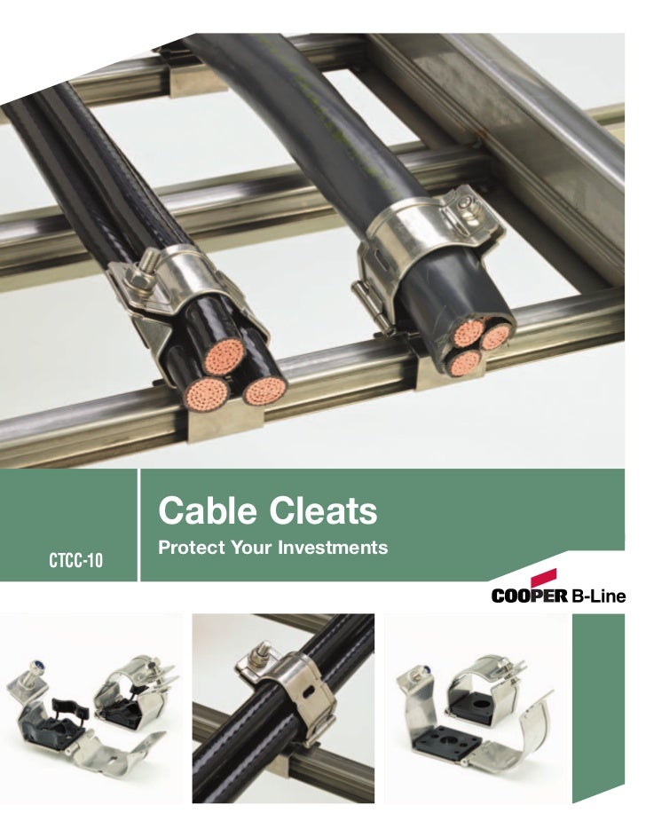 Cable Cleats Catalog Cooper B Line