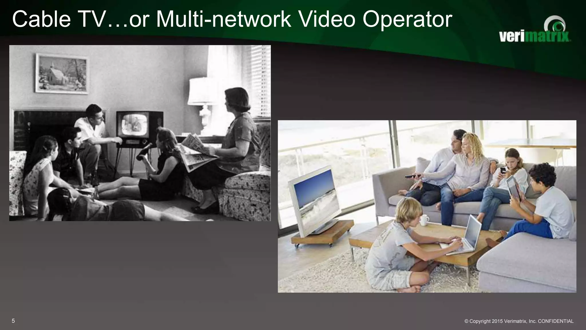 Cable TV…or Multi-network Video Operator
© Copyright 2015 Verimatrix, Inc. CONFIDENTIAL5
 