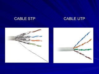 CABLE STP  CABLE UTP 