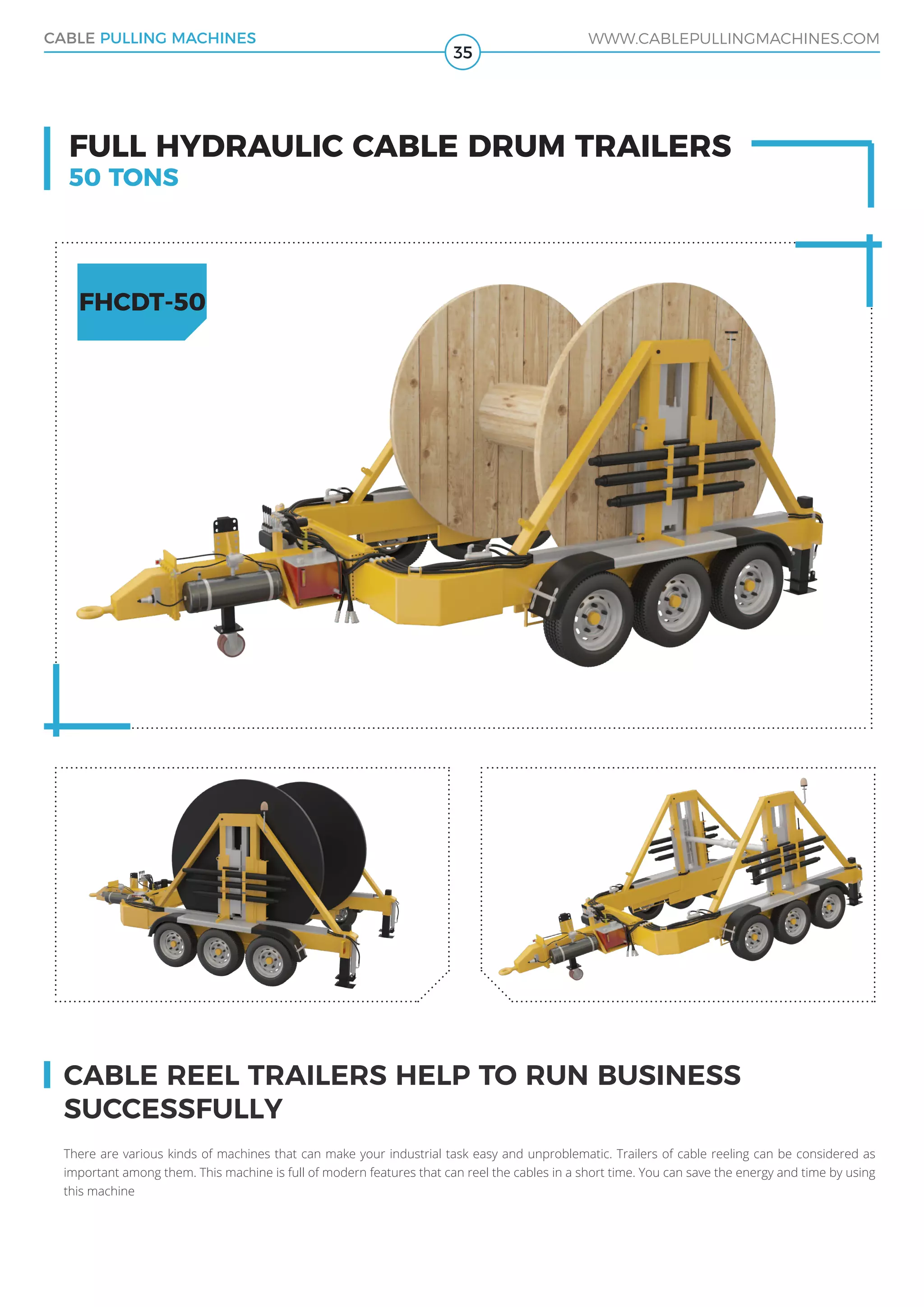Cable Drum Trailers Manufacturer! | PDF