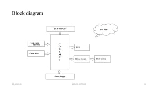 Block diagram
12-JUNE-20 GCE/19-20/PRJ09 10
 