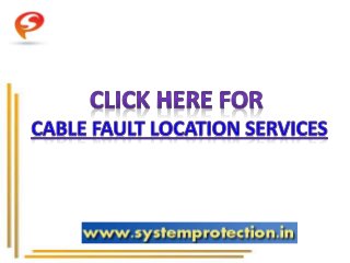 Cable Fault Location Services in India