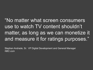 The Cable Industry Content Dilemma: How much do you put online?  