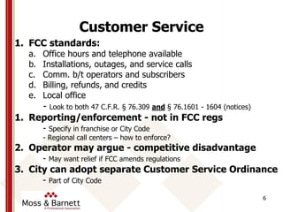 Cable Franchise Renewal in An IP World PPT