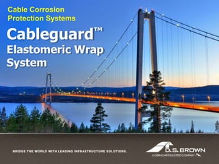 Cableguard™
Elastomeric Wrap
System
Cable Corrosion
Protection Systems
 