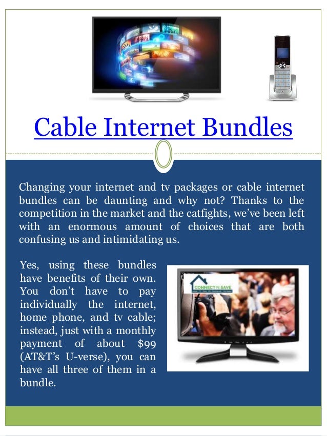 Cable internet bundles