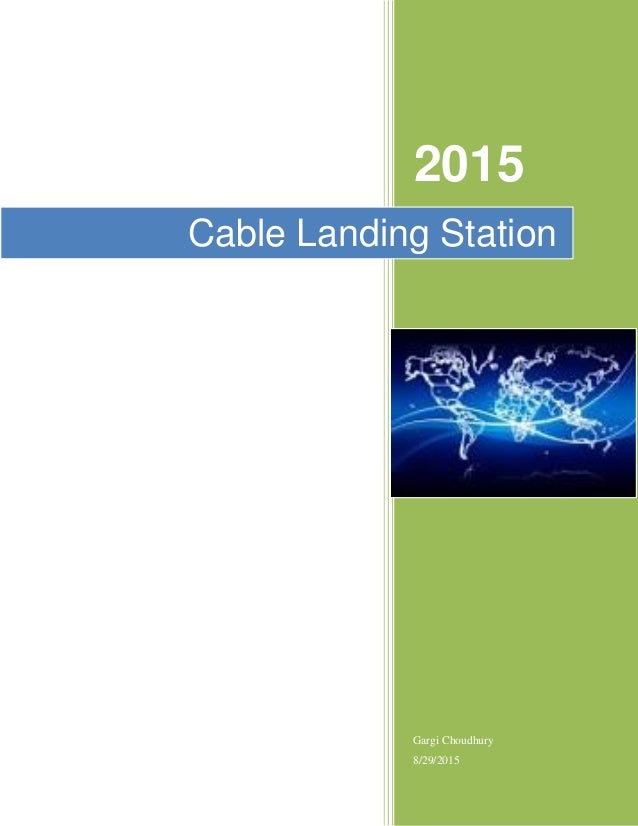 Cable landing station