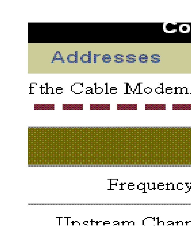 Hack Cable Modem O Hack Sb5100