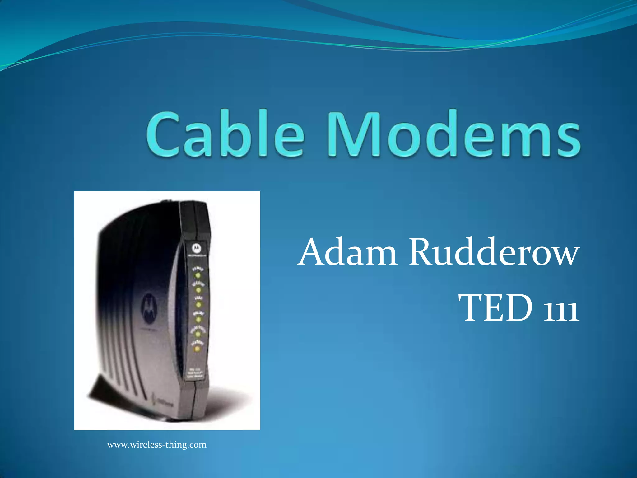 Cable Modem Alternative Crossword Clue - pxdp2g4
