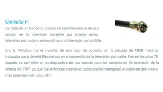 Fibra Óptica y cable Coaxial  